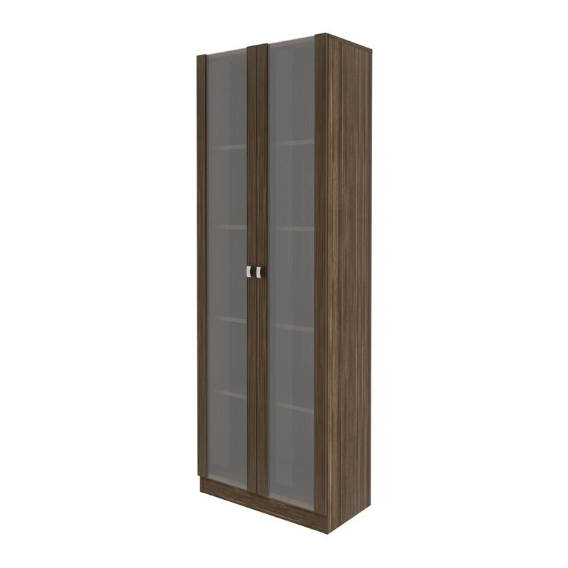 armario-estante-com-2-portas-de-vidro-multimoveis-cr25069-nogal