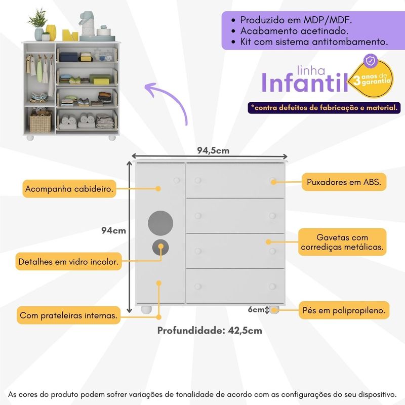 comoda-infantil-1-porta-e-4-gavetas-picole-multimoveis-bb2895-branco