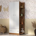 guarda-roupas-infantil-2-portas-e-1-gaveta-doce-de-leite-multimoveis-mp4236-madeirado-branco