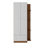 guarda-roupas-infantil-2-portas-e-1-gaveta-doce-de-leite-multimoveis-mp4236-madeirado-branco