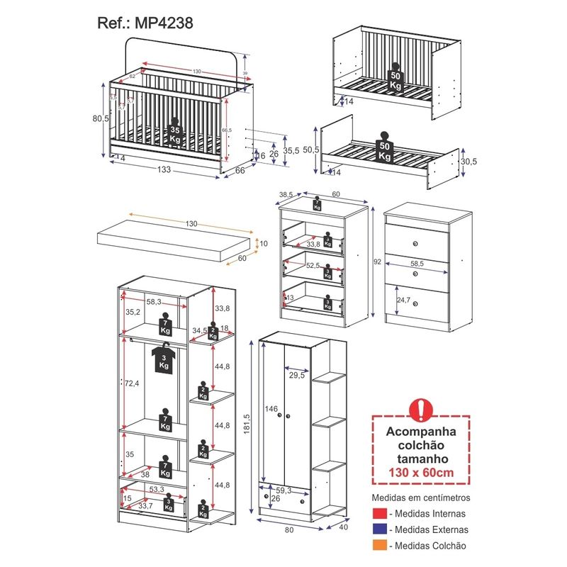 quarto-infantil-completo-com-colchao-incluso-doce-de-leite-multimoveis-mp4238-madeirado-branco