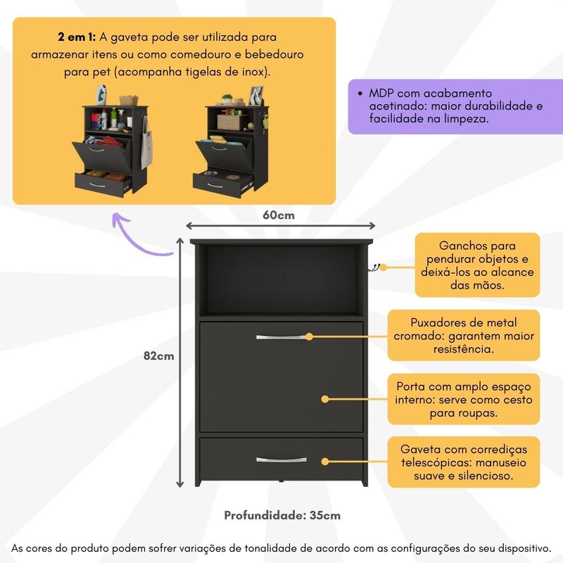 balcao-de-lavanderia-multiuso-1-porta-1-gaveta-multimoveis-mp5057-preto