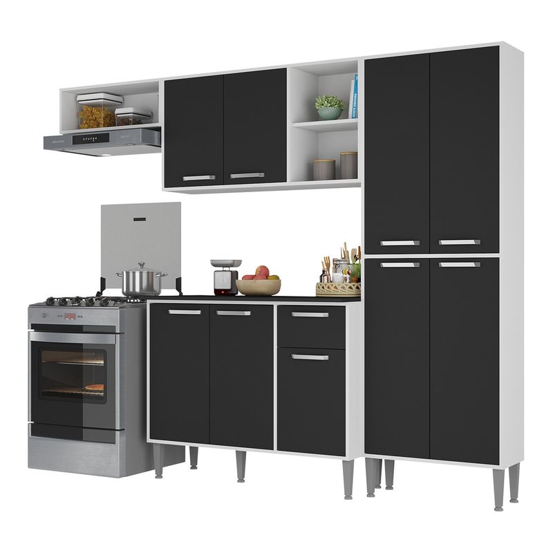 armario-de-cozinha-compacta-e-balcao-com-tampo-coimbra-multimoveis-preto-branco