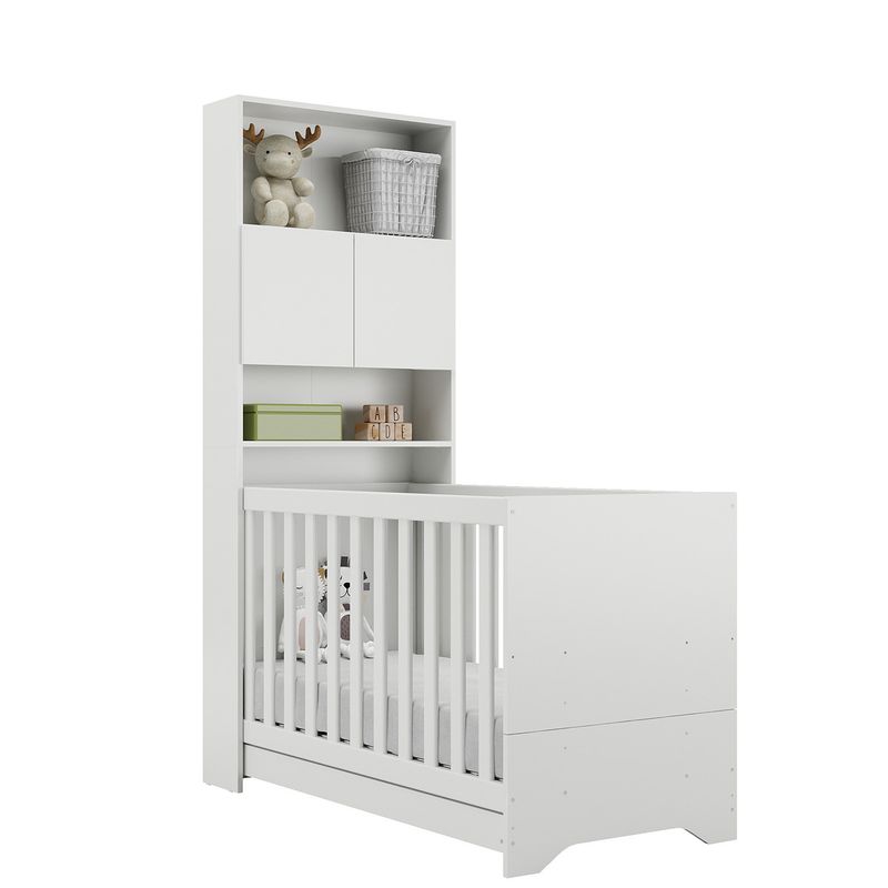 quarto-infantil-com-berco-3x1-nina-multimoveis-branco