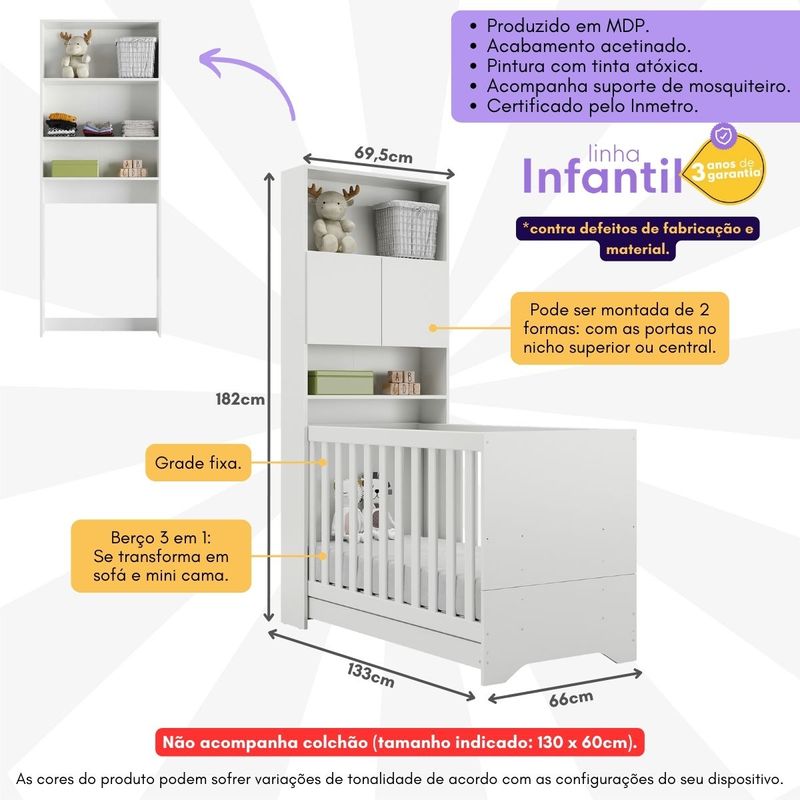 quarto-infantil-com-berco-3x1-nina-multimoveis-branco