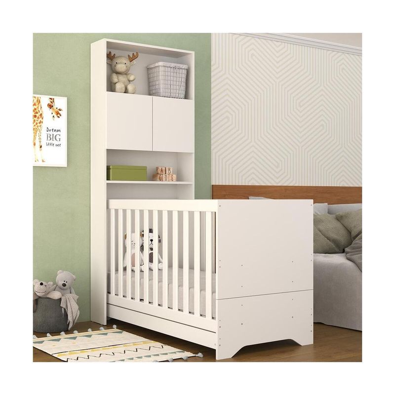quarto-infantil-com-colchao-incluso-nina-multimoveis-branco