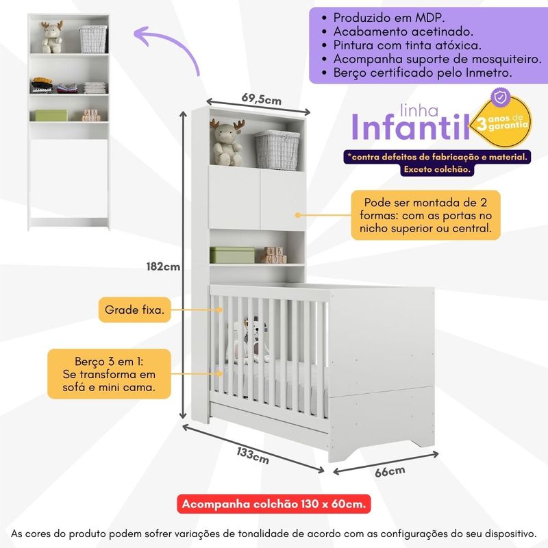 quarto-infantil-com-colchao-incluso-nina-multimoveis-branco