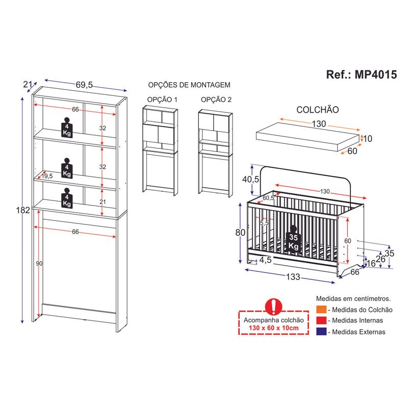 quarto-infantil-com-colchao-incluso-nina-multimoveis-branco