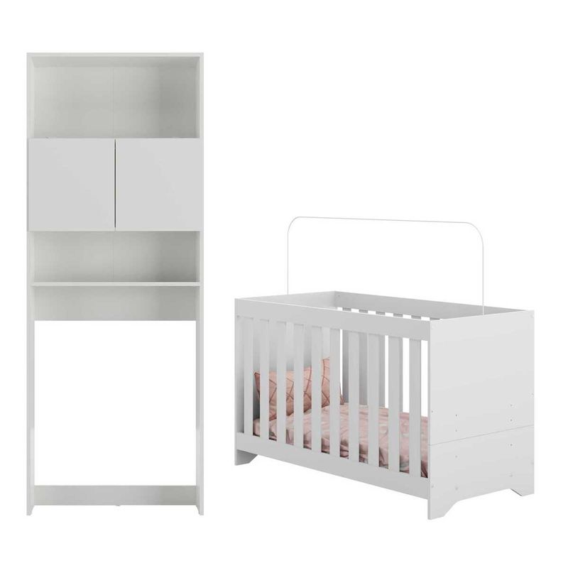 quarto-infantil-com-colchao-incluso-nina-multimoveis-branco