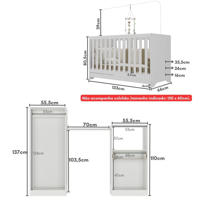 quarto-infantil-com-berco-3-em-1-luiza-multimoveis-branco