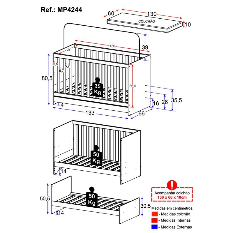 berco-3-em-1-com-colchao-Incluso-doce-de-leite-multimoveis-mp4244-branco