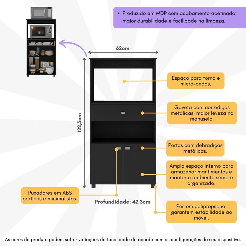 balcao-multimoveis-multiuso-forno-e-microondas-branco-ref--4060g-2-portas-e-1-gaveta---preto