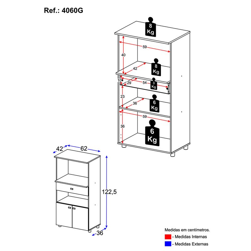 balcao-multimoveis-multiuso-forno-e-microondas-branco-ref--4060g-2-portas-e-1-gaveta---preto