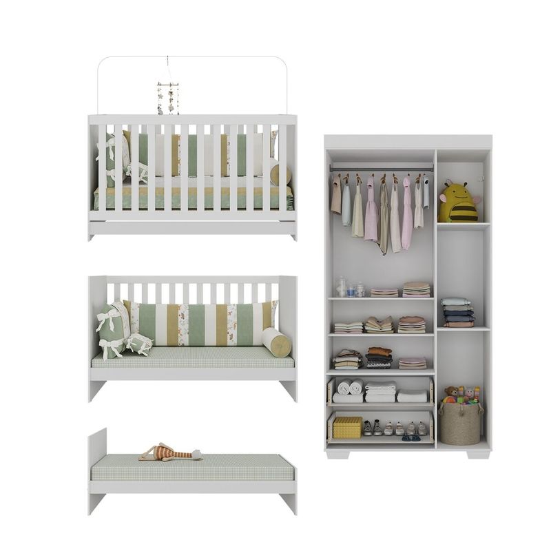 quarto-infantil-com-berco-3-em-1-e-guarda-roupas-algodao-doce-multimoveis-mp4247-branco