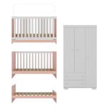 quarto-infantil-com-berco-3-em-1-e-guarda-roupas-algodao-doce-multimoveis-mp4247-branco-rosa