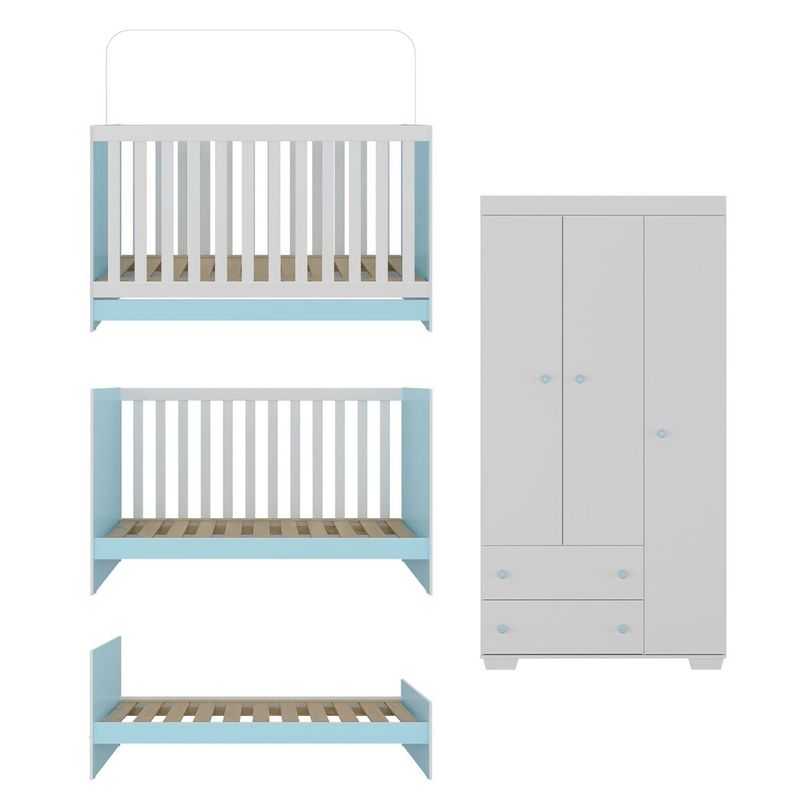 quarto-infantil-com-berco-3-em-1-e-guarda-roupas-algodao-doce-multimoveis-mp4247-branco-azul