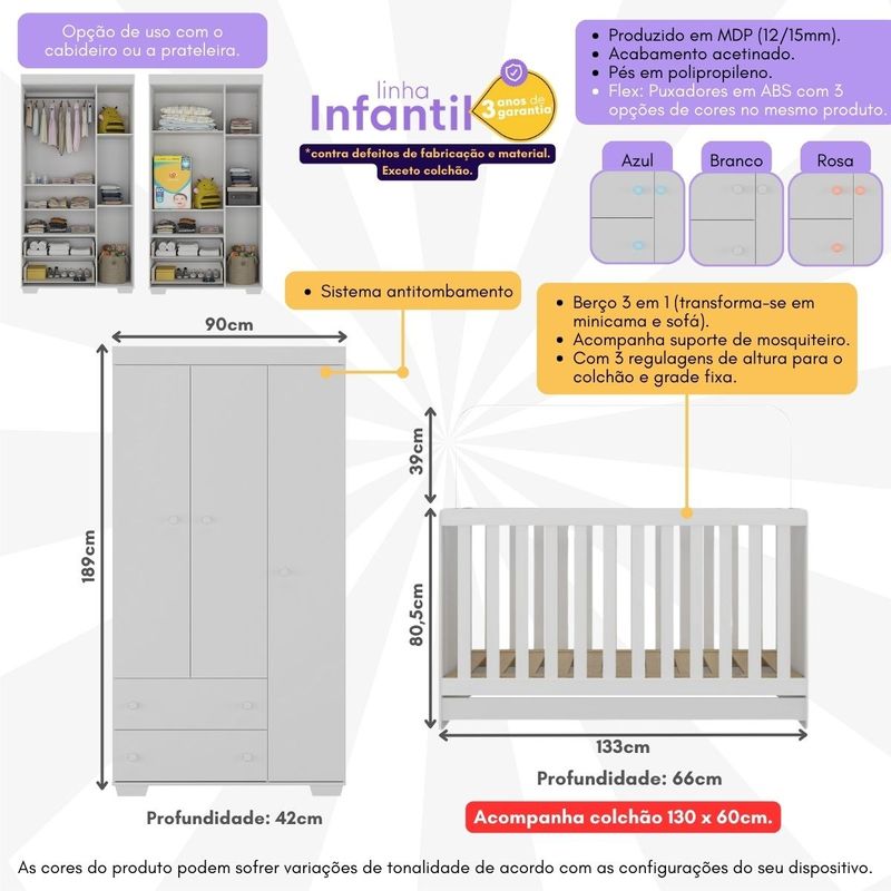 quarto-infantil-com-berco-colchao-incluso-e-guarda-roupas-algodao-doce-multimoveis-mp4248-branco