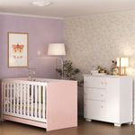 quarto-infantil-com-berco-3-em-1-e-comoda-algodao-doce-multimoveis-mp4249-branco-rosa