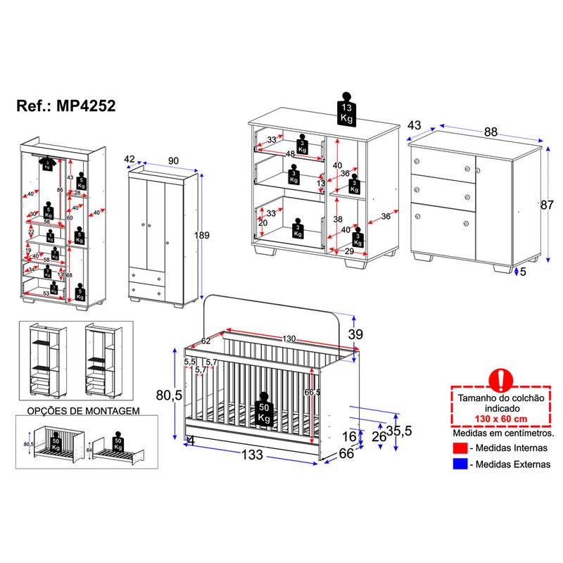 quarto-infantil-completo-algodao-doce-multimoveis-mp4252-branco