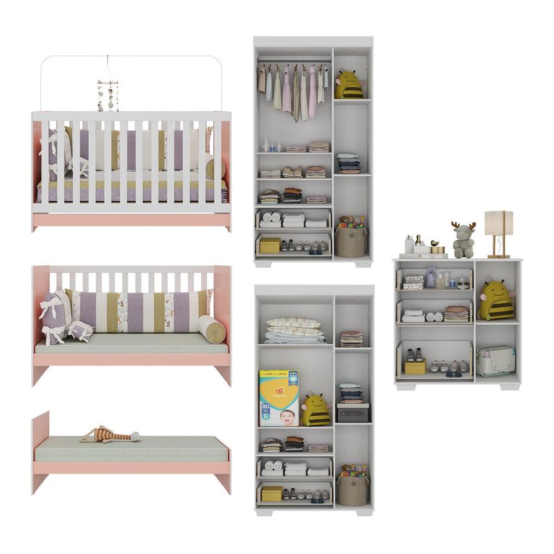 quarto-infantil-completo-algodao-doce-multimoveis-mp4252-branco-rosa