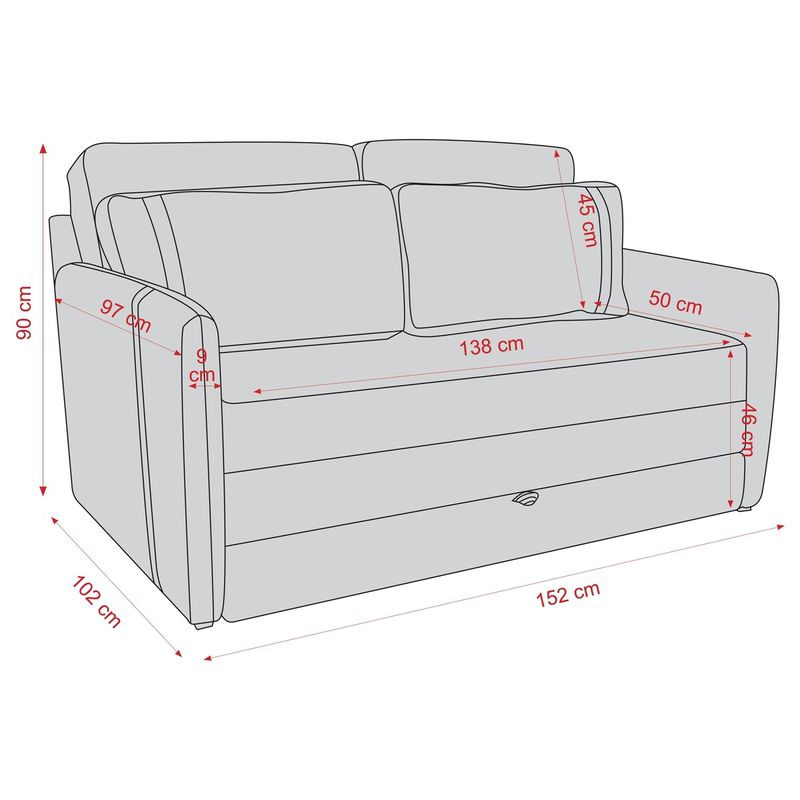 sofa-cama-152cm-2-lugares-com-tecido-boucle-multimoveis-cr45256-mescla