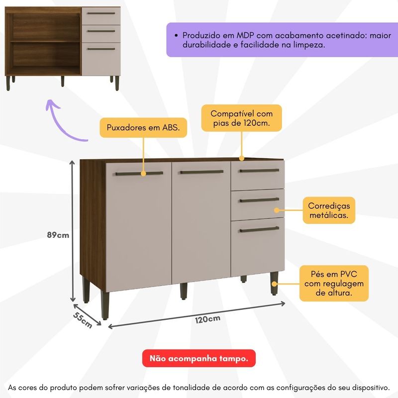 balcao-de-cozinha-gabinete-pia-120cm-2-portas-e-3-gavetas-toronto-multimoveis-cr20302-noce-oro-cinnamon