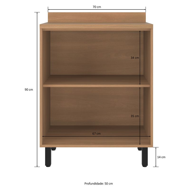 balcao-de-cozinha-70cm-para-cooktop-com-tampo-e-2-portas-havana-multimoveis-cr20309-rovere-champanhe