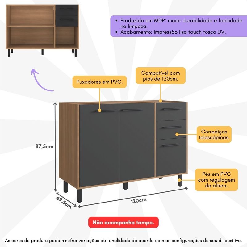 balcao-de-cozinha-gabinete-pia-120cm-3-portas-e-2-gavetas-havana-multimoveis-cr20310-rovere-grafite