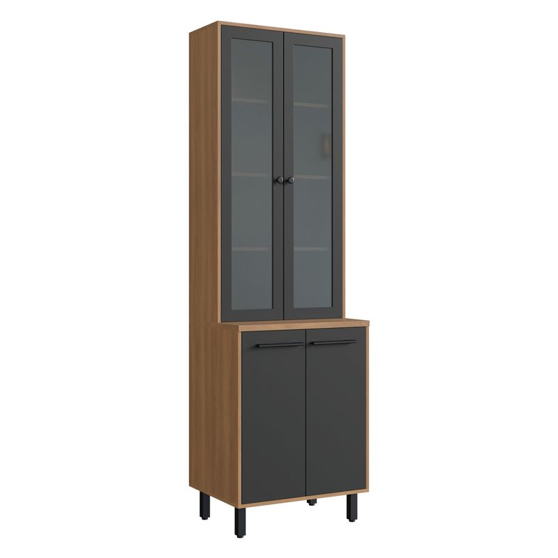 cristaleira-paneleiro-65cm-com-vidros-e-4-portas-havana-multimoveis-cr20312-rovere-grafite