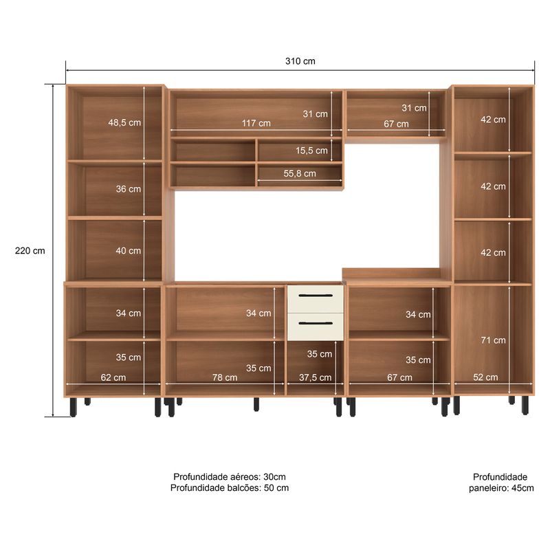 cozinha-completa-modulada-6-pecas-com-gabinete-para-pia-havana-multimoveis-cr20315-rovere-champanhe