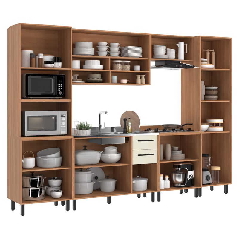 cozinha-completa-modulada-6-pecas-com-gabinete-para-pia-havana-multimoveis-cr20315-rovere-champanhe