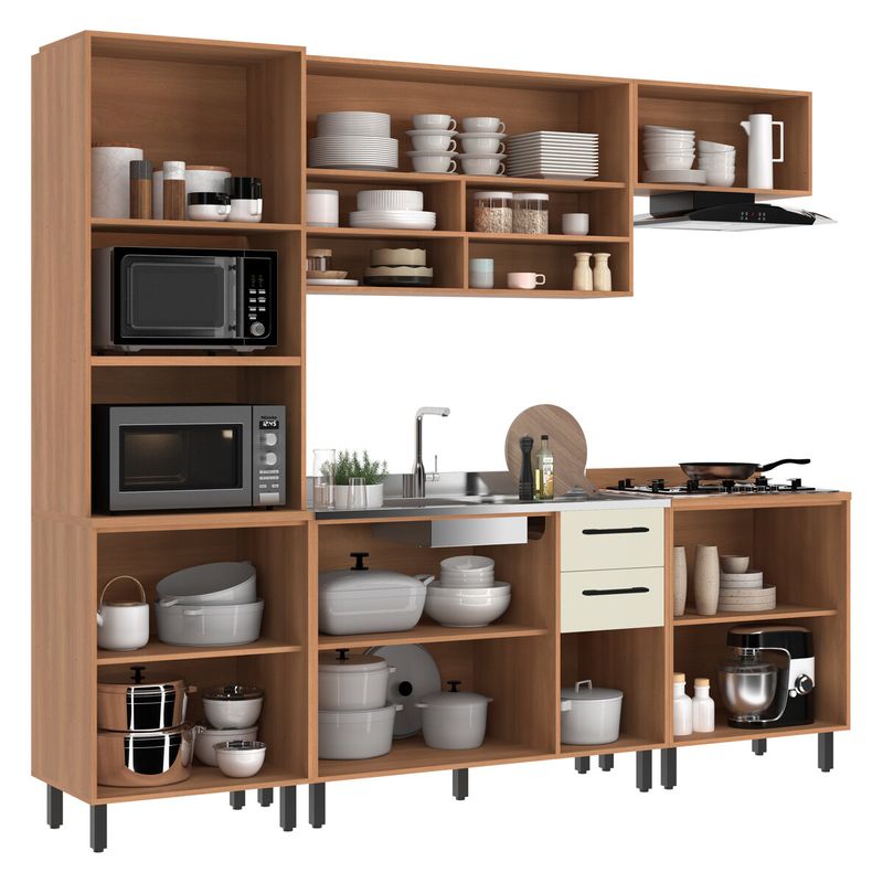 cozinha-completa-modulada-5-pecas-com-gabinete-para-pia-havana-multimoveis-cr20317-rovere-champanhe