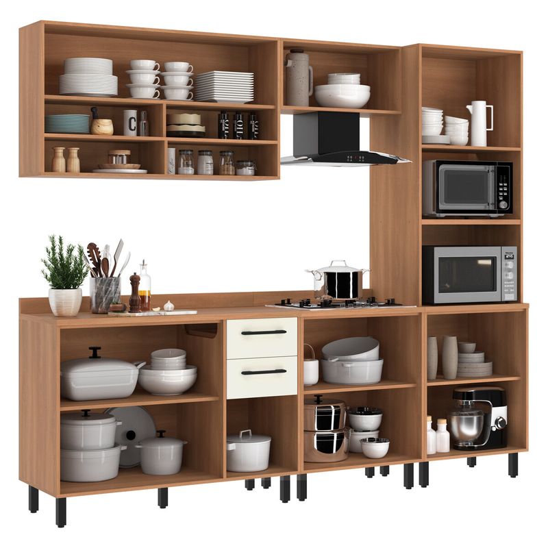 cozinha-completa-modulada-5-pecas-com-torre-quente-havana-multimoveis-cr20333-rovere-champanhe