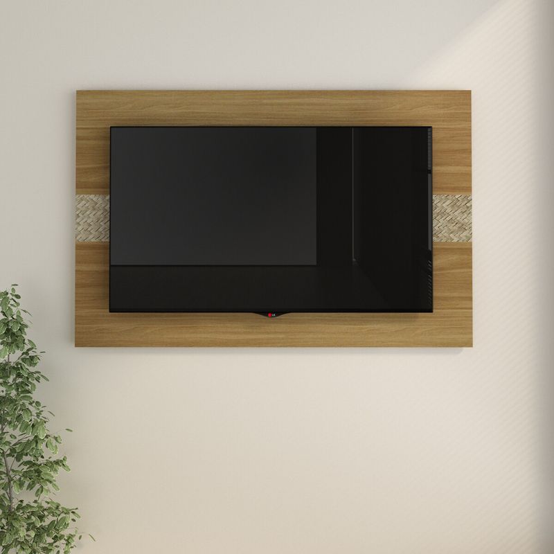 painel-para-tv-ate-42-polegadas-136cm-com-detalhe-central-multimoveis-cr45271-amendoa-palha