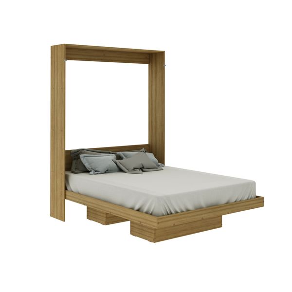 Cama Articulada Casal para Colchão 138 x 188 cm Multimóveis CR35036 Amendoa