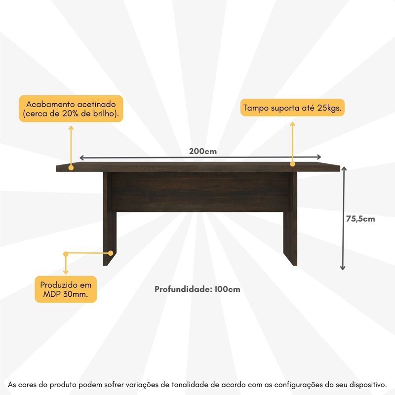 mesa-de-escritorio-200cm-para-reuniao-com-tampo-30mm-multimoveis-cr25281-rustico