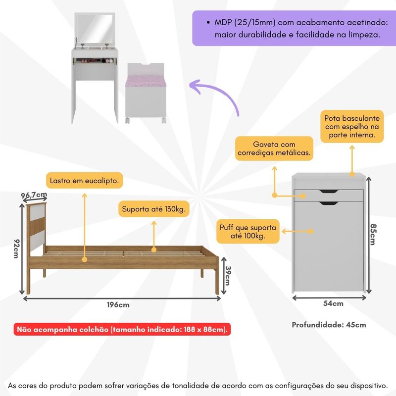 cama-de-solteiro-para-colchao-88-x-188-cm-com-penteadeira-54cm-e-puff-multimoveis-cr40121-amendoa-branco