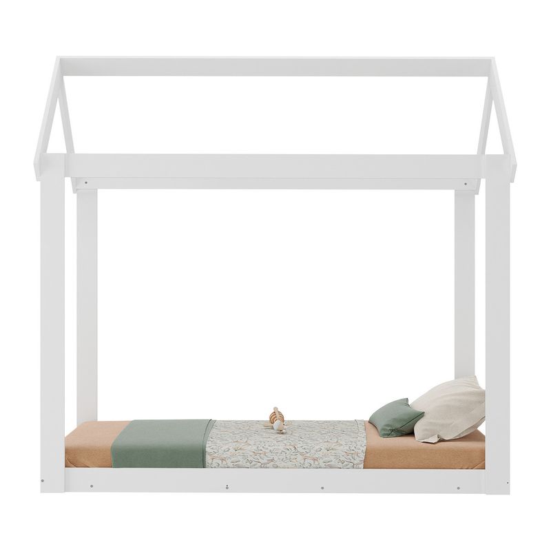 cama-montessoriana-Infantil-bambole-para-colchao-150x70cm-multimoveis-ex4010-branco