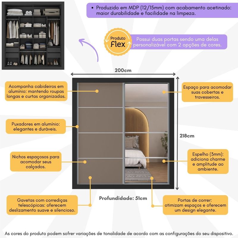 guarda-roupas-casal-com-espelho-2-portas-de-correr-4-gavetas-chicago-multimoveis-mp4269-lacca-fume