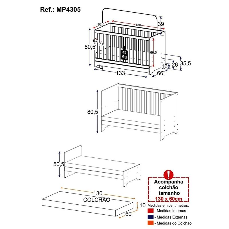 berco-3-em-1-vira-cama-com-colchao-incluso-elza-multimoveis-mp4305-branco