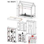 quarto-infantil-com-cama-montessoriana-e-colchao-incluso-pimpolho-multimoveis-mx4270-branco