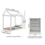 quarto-infantil-com-cama-montessoriana-colchao-comoda-flex-joao-e-maria-multimoveis-mx4274-branco