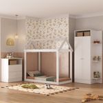 quarto-infantil-com-cama-montessoriana-e-colchao-incluso-encanto-multimoveis-mx4284-branco