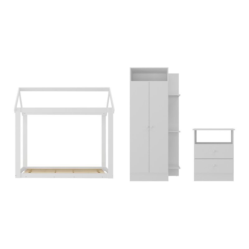 quarto-infantil-com-cama-montessoriana-e-colchao-incluso-encanto-multimoveis-mx4284-branco