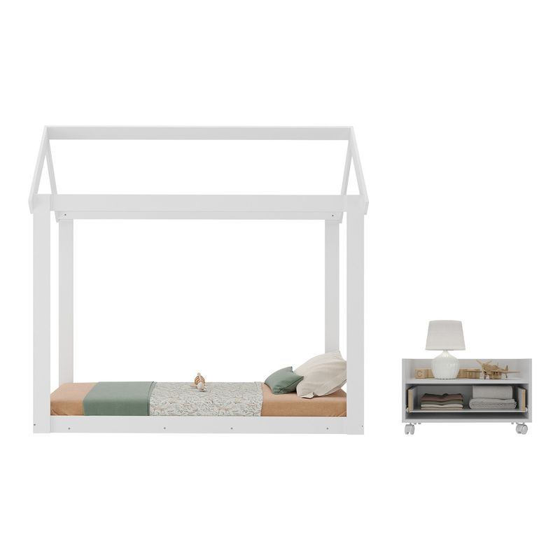 cama-infantil-montessoriana-para-colchao-150x70cm-com-mesa-de-cabeceira-bambole-multimoveis-mx4285-branco