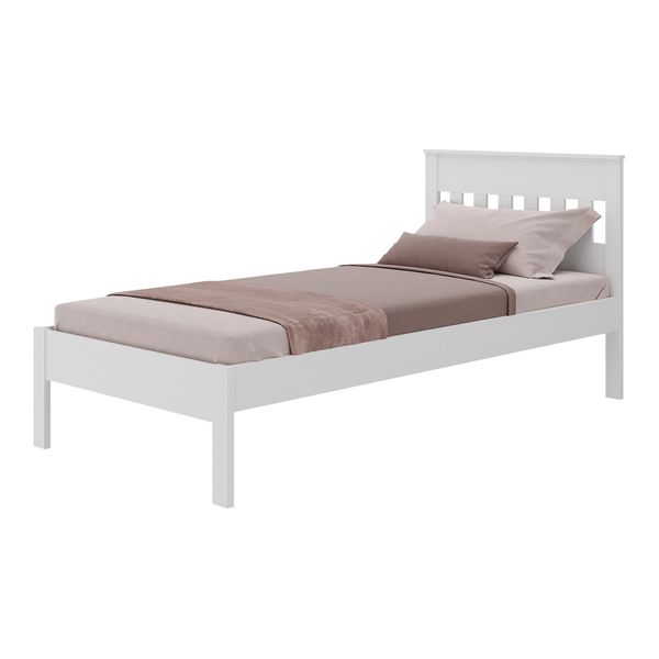 Cama de Solteiro para Colchão 88 x 188 cm Multimóveis CR35253 Branco