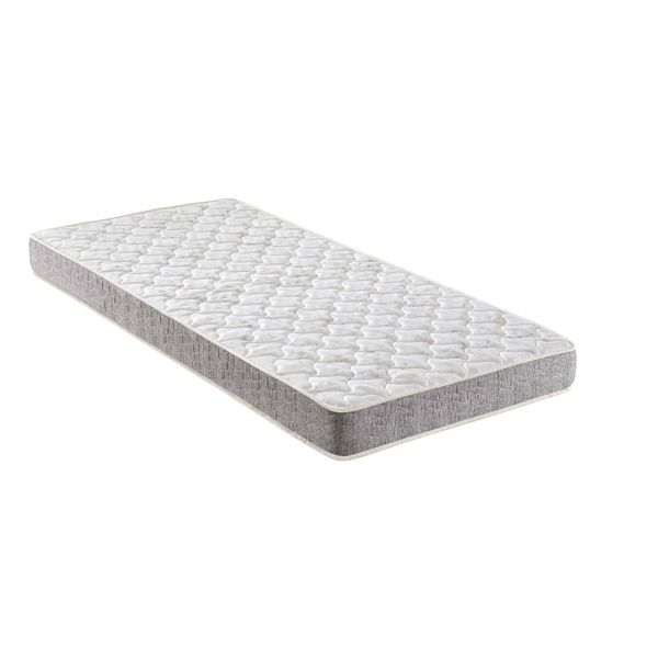 Colchão de Solteiro com Espuma D23 88x188cm Inducol CR451B Cinza