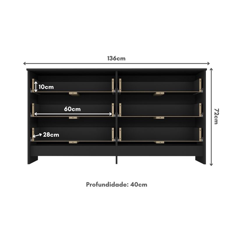 comoda-136cm-com-6-gavetas-flex-multimoveis-mp4275-preto