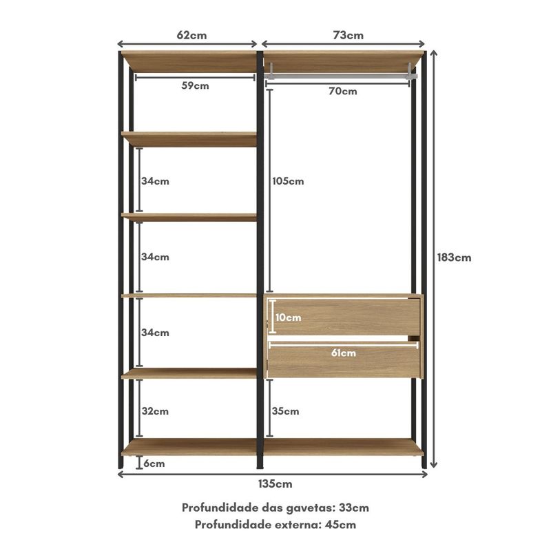 guarda-roupas-closet-modulado-2-pecas-com-2-gavetas-e-cabideiro-multimoveis-mp4320-preto-madeirado