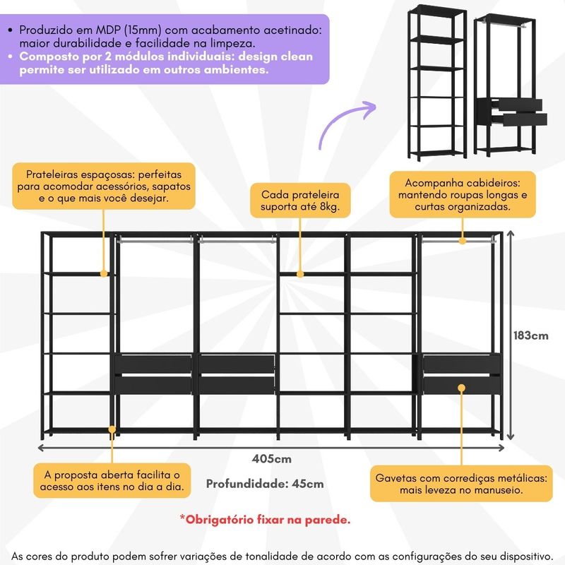 guarda-roupas-closet-modulado-405cm-6-pecas-com-6-gavetas-e-cabideiros-multimoveis-mp4322-preto